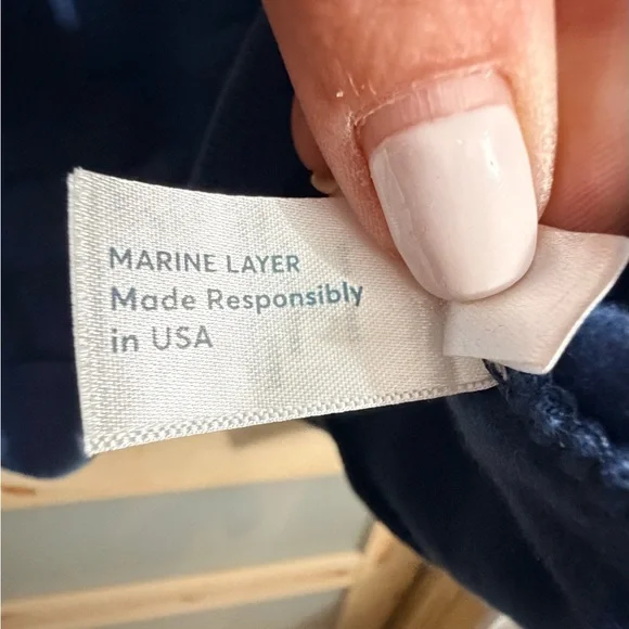 Marine Layer Afternoon Full Zip Hoodie Size L - Picture 8 of 12